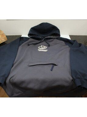 Vintage Hoodie Breckenridge Colorado Graphic Print Front & Back Sweatshirt Large